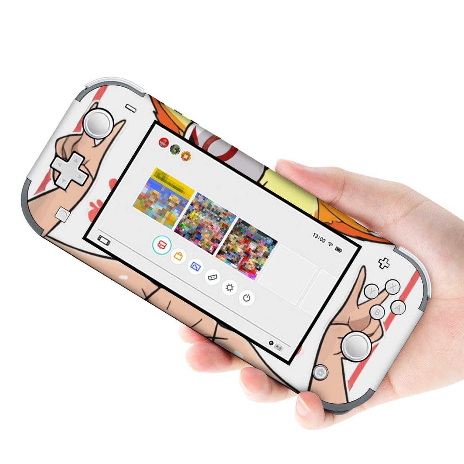Amazon.co.jp: Switch/Switch Lite スキンシール アヘ顔 きつねガール